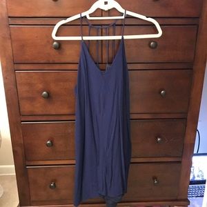Navy dress with Stappy Back
